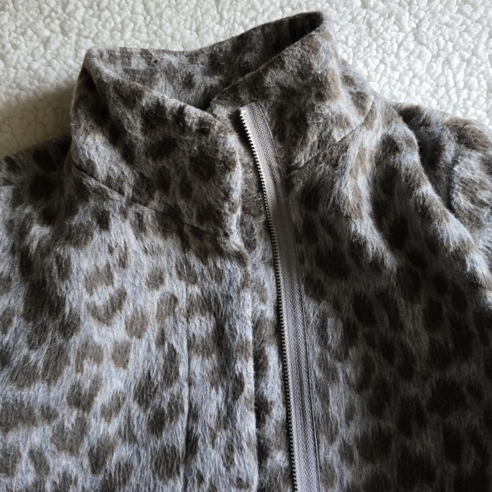 Old Navy Women Peacoat Gray Animal Print Size XS - Picture 6 of 15